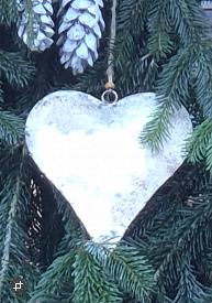 Christmas Heart Tree Decoration